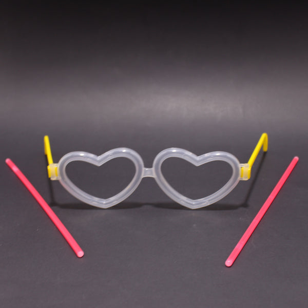 Gafas Neon En Forma De Corazon