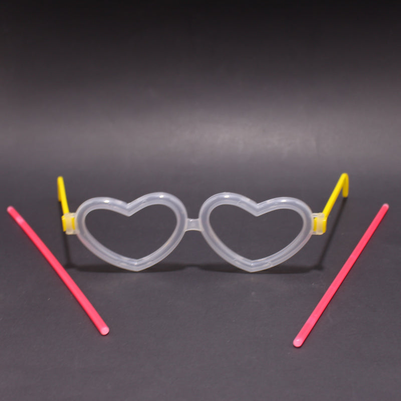 Gafas Neon En Forma De Corazon