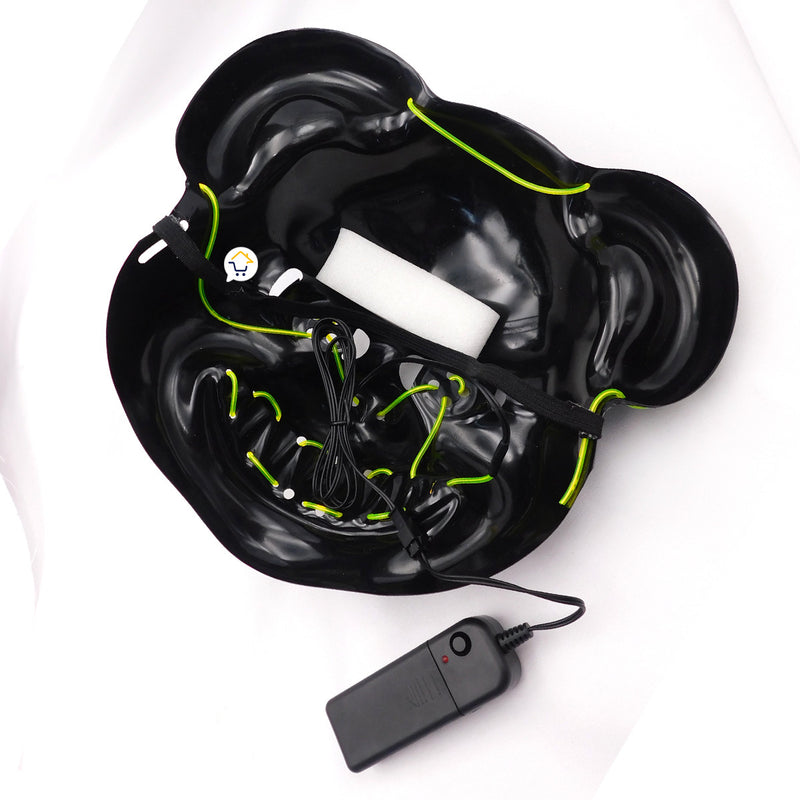 Mascara Neon Oso Asesino Disfraz KG552