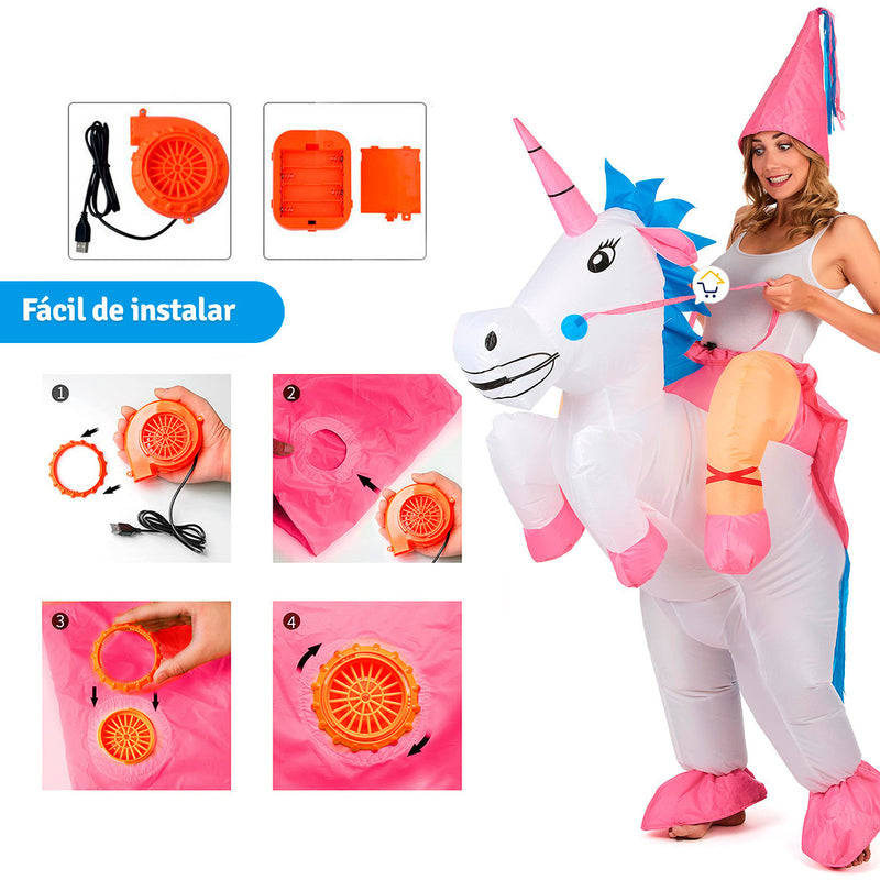 Disfraz Inflable Unicornio Traje