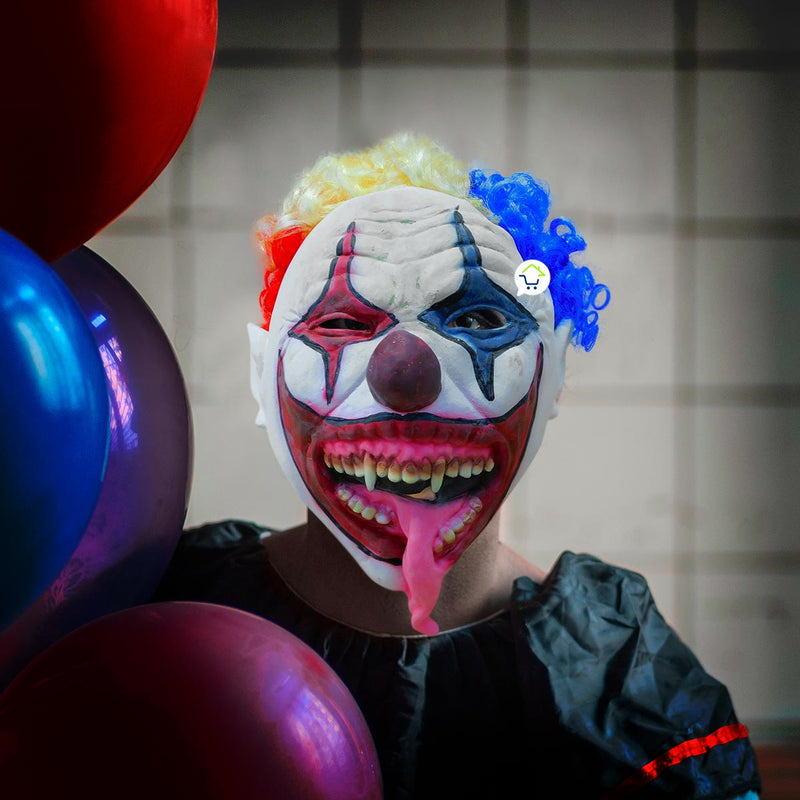 Mascara De Payaso Asesino Latex