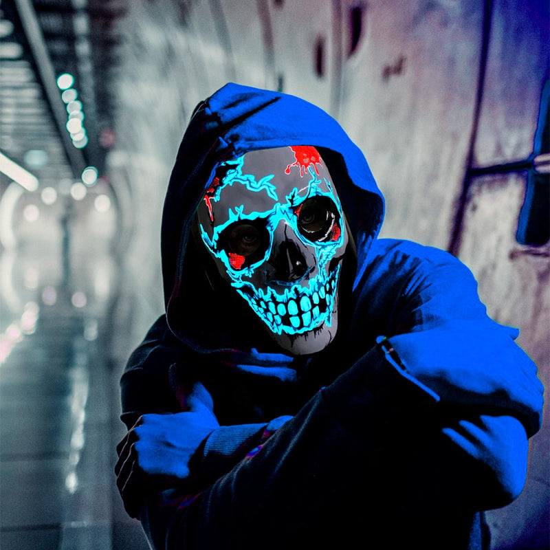 Mascara Luminosa Calavera