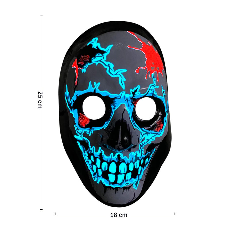 Mascara Luminosa Calavera