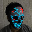 Mascara Luminosa Calavera