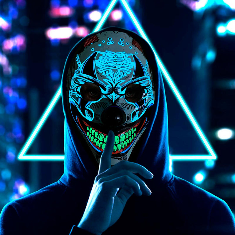 Mascara Luminosa De Demonio