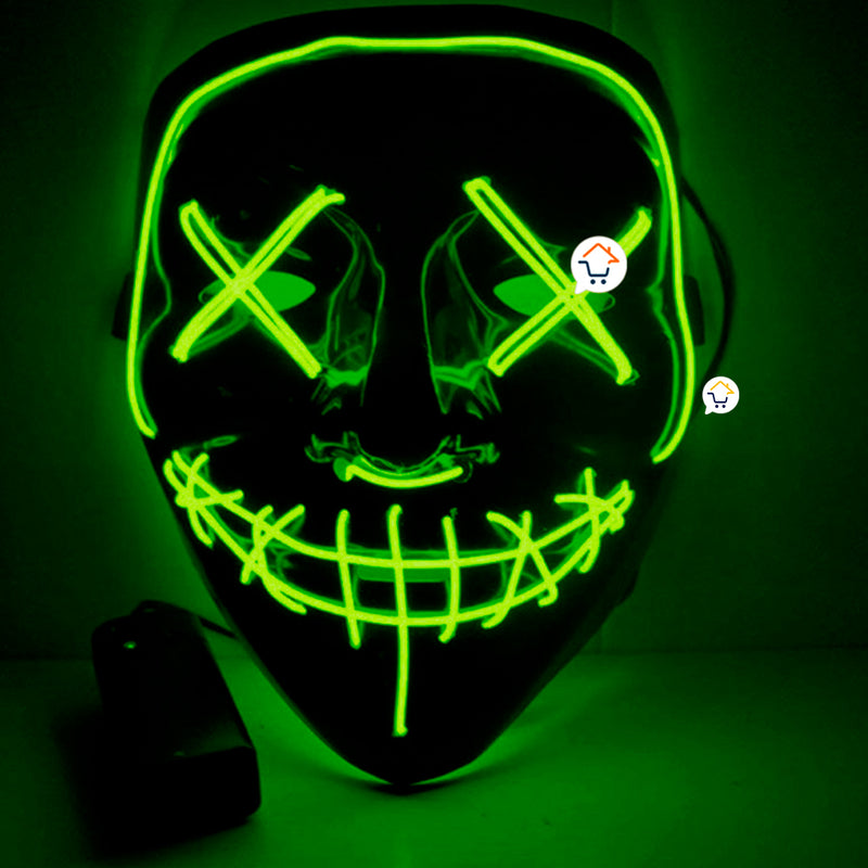 Máscara LED La Purga: Una Noche Sin Límites