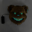 Mascara Oso Macabro LED Neon