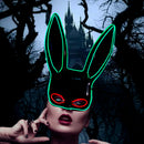 Mascara LED Conejo Media Cara