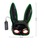 Mascara LED Conejo Media Cara