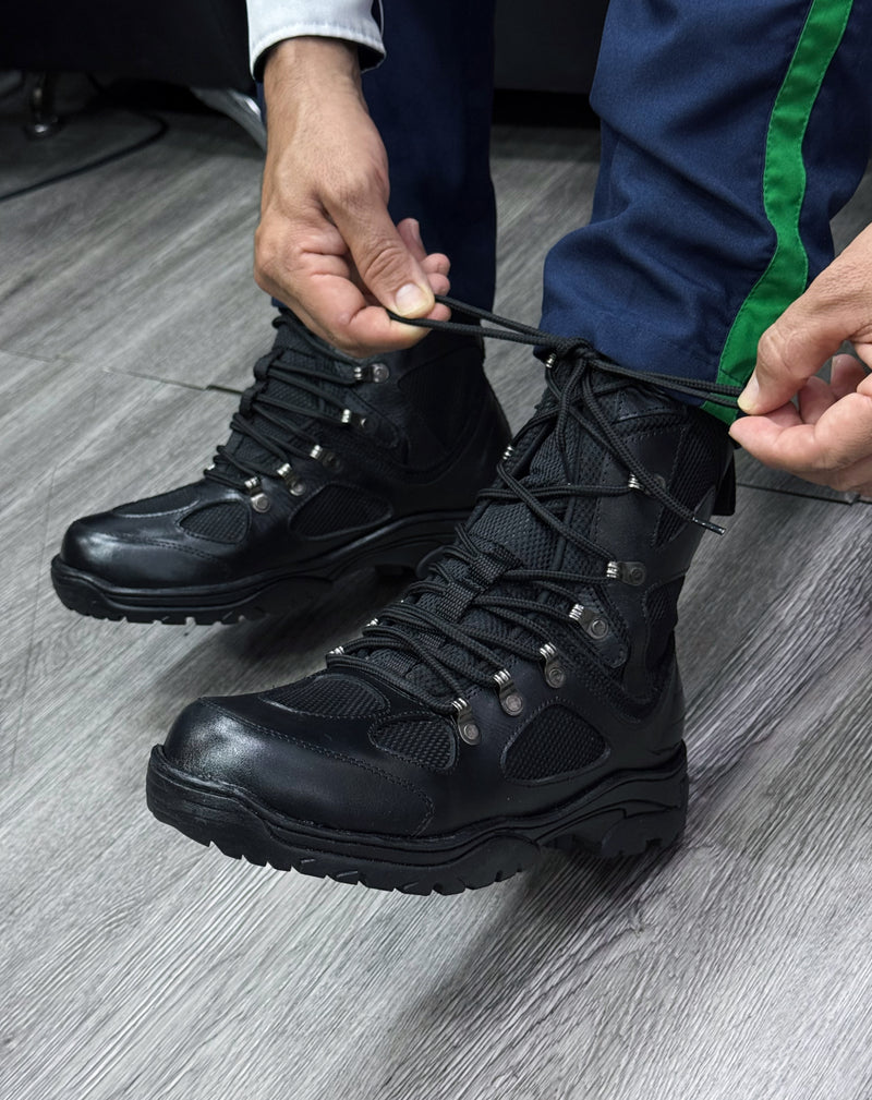 Bota Táctica de Cuero