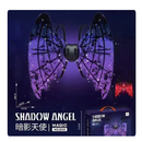 Alas Angel Negromorado Luces Led