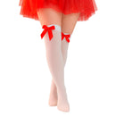 Medias Largas Blancas con Moño