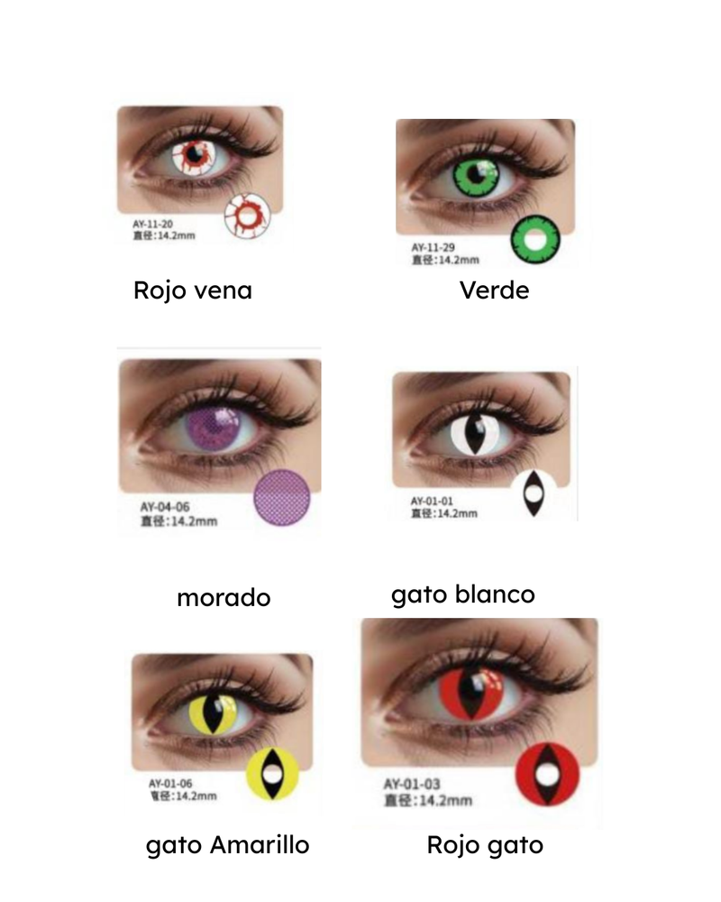 Lentes De Contacto Con Protector