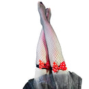 Medias de Red Lazo Rojo Lunares