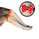 Medias de Red Lazo Rojo Lunares