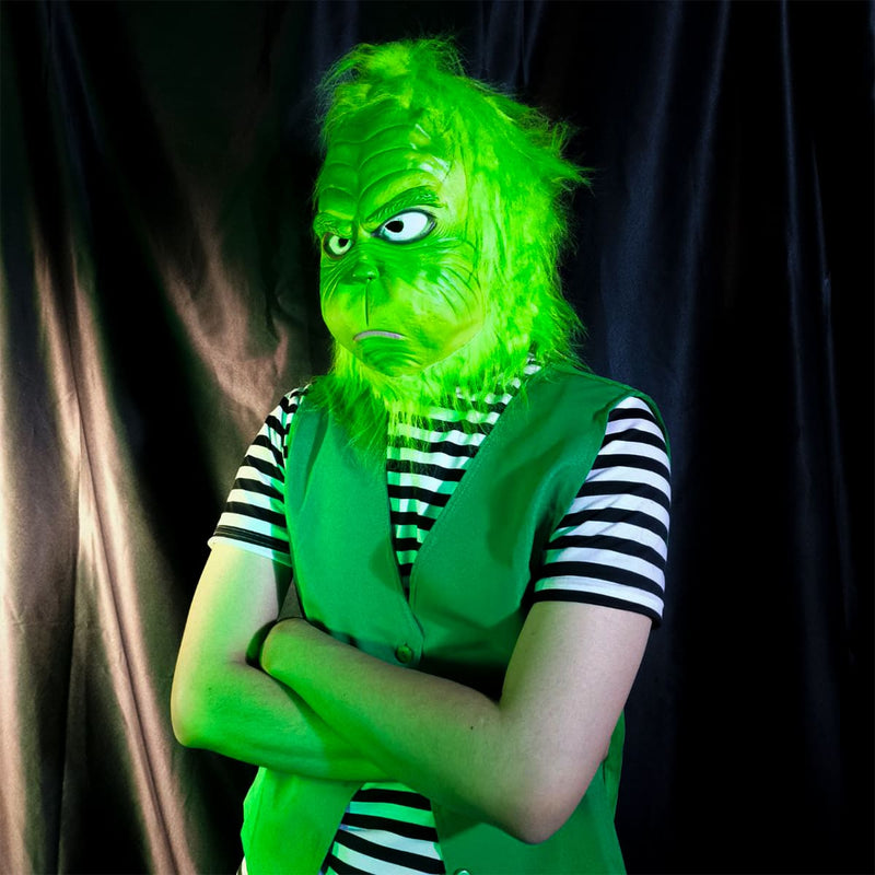 Máscara del Grinch Látex