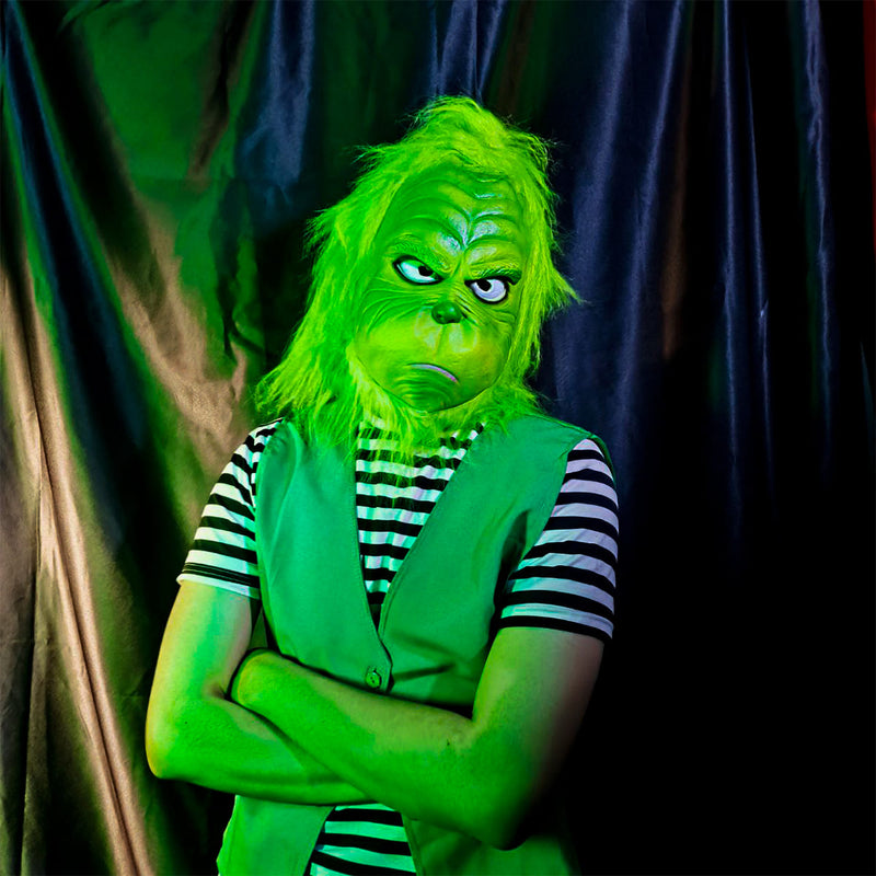 Máscara del Grinch Látex