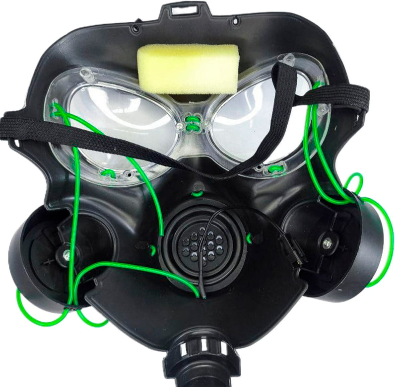 Mascara de Gas LED Disfraz
