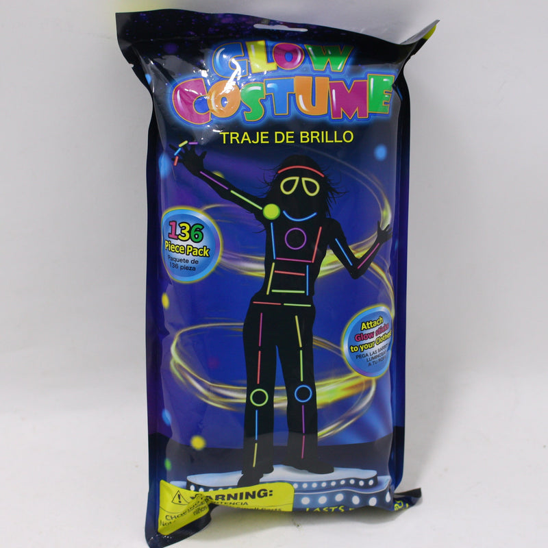Traje neon hora loca x 136pcs
