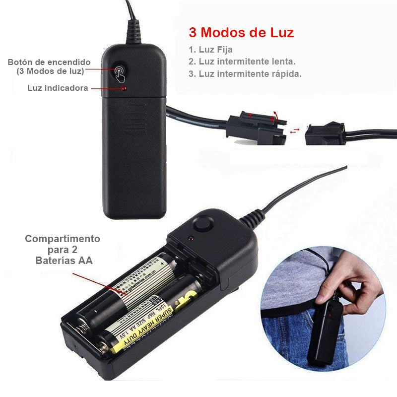 Máscara LED La Purga: Una Noche Sin Límites