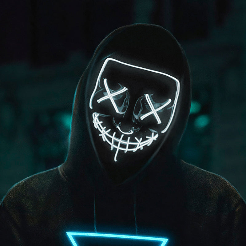 Máscara LED La Purga: Una Noche Sin Límites