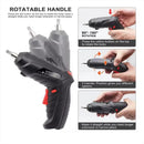 Destornillador Electrico Inalambrico 3.6V, Torque 3.5Nm, Set 47 Piezas